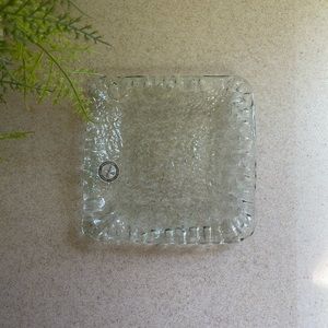 Shiraleah | Small Square Rustic Glass Tray